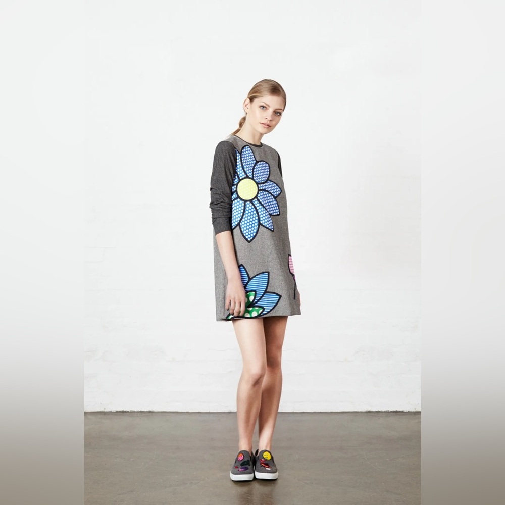 Mira Mikati Printed Sleeveless Mini Dress size 4